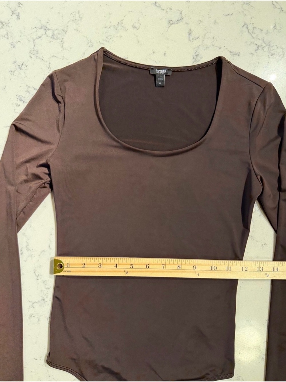 Express Body Contour Scoop
Neck Long Sleeve Bodysuit Size XS Bundle of 4 - Picture 3 of 9